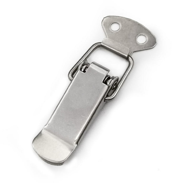 10 Pcs Suitcase Tool Box Locking A05 Spring Loaded Buckle Toggle Latch Silver 10 Pcs Suitcase Tool Box Locking A05 Spring Loaded Buckle Toggle Latch Silver